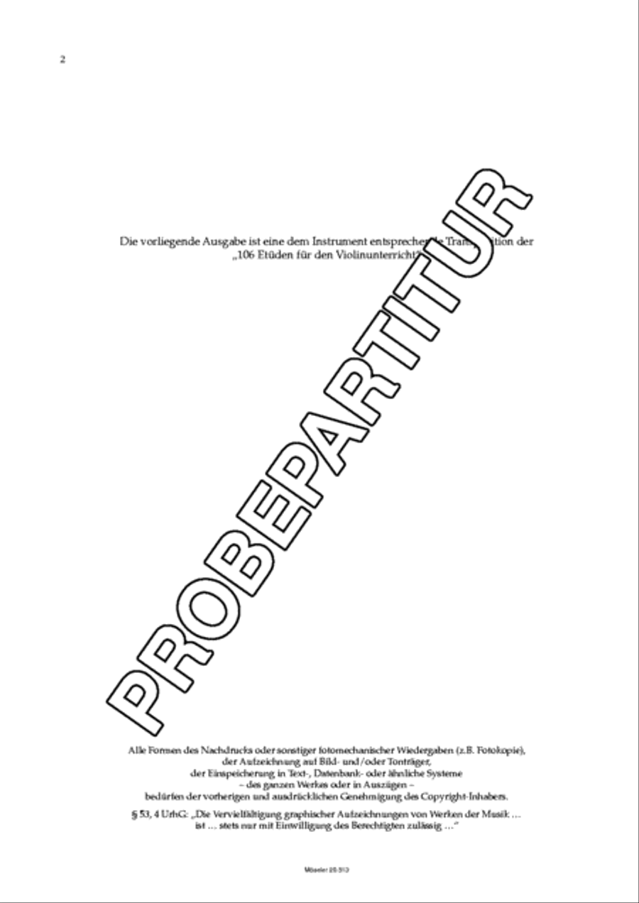 106 etudes for the viola lessons Viola Solo scores gallery preview page 3