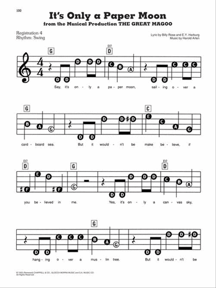 More of the Best Songs Ever – 2nd Edition Electronic Keyboard scores gallery preview page 6