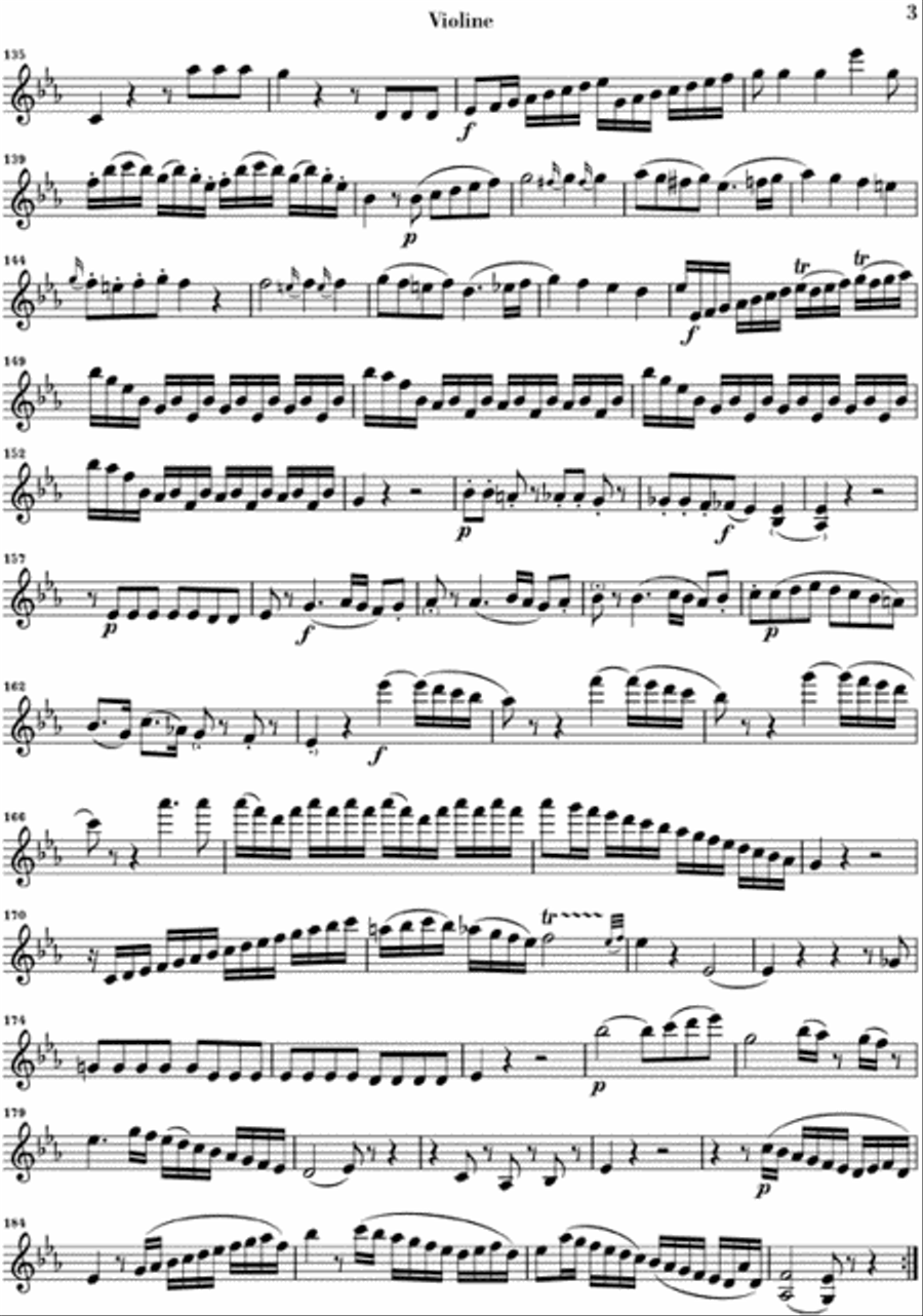 String Trio E Flat Major K.563 String Trio scores gallery preview page 4