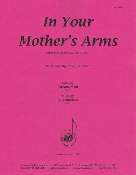In Your Mother?s Arms - Sopr Solo W Pno