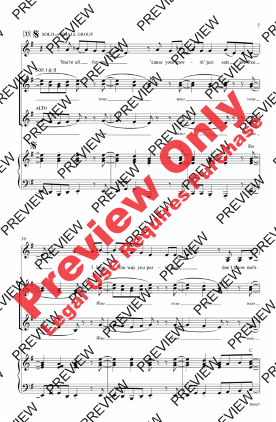 Jump Women's Choir scores gallery preview page 7