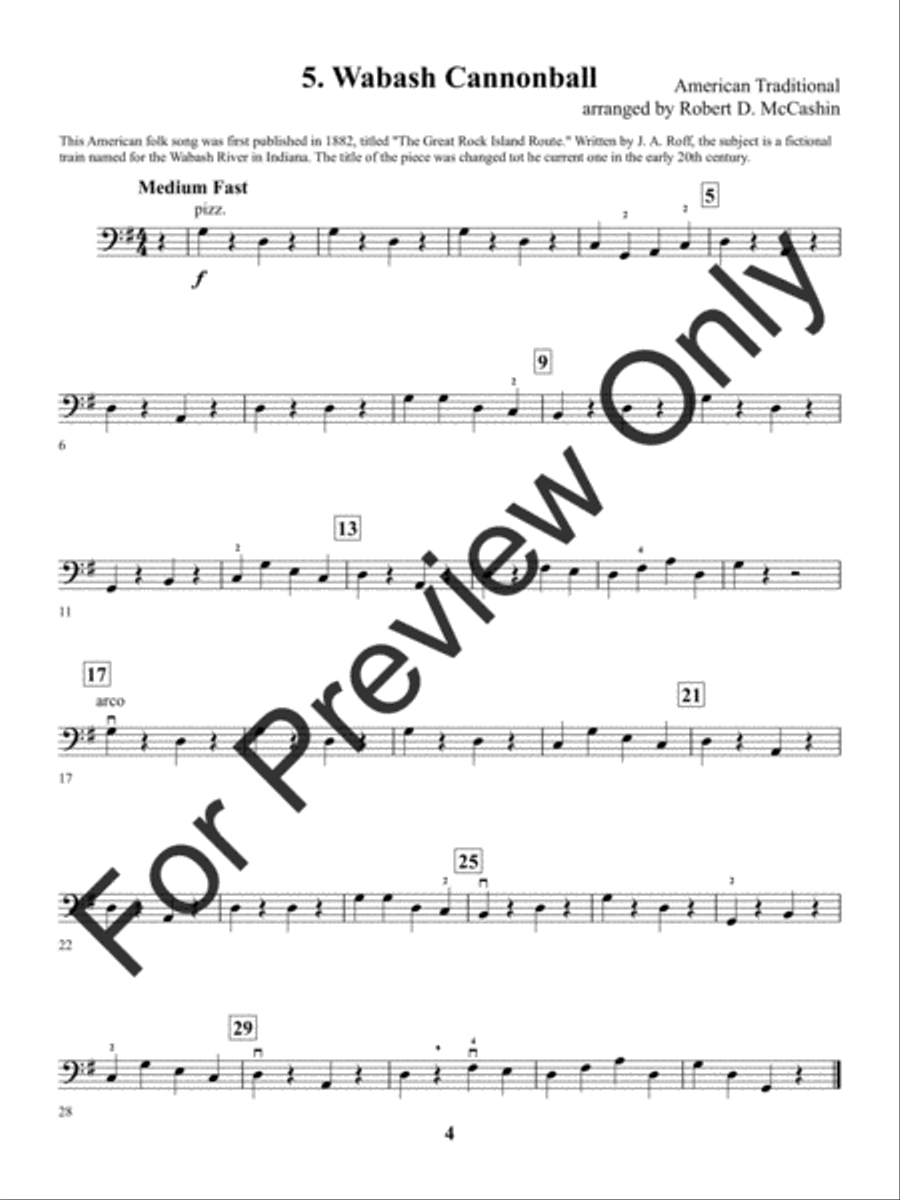 String Premiere - Bass String Orchestra scores gallery preview page 10