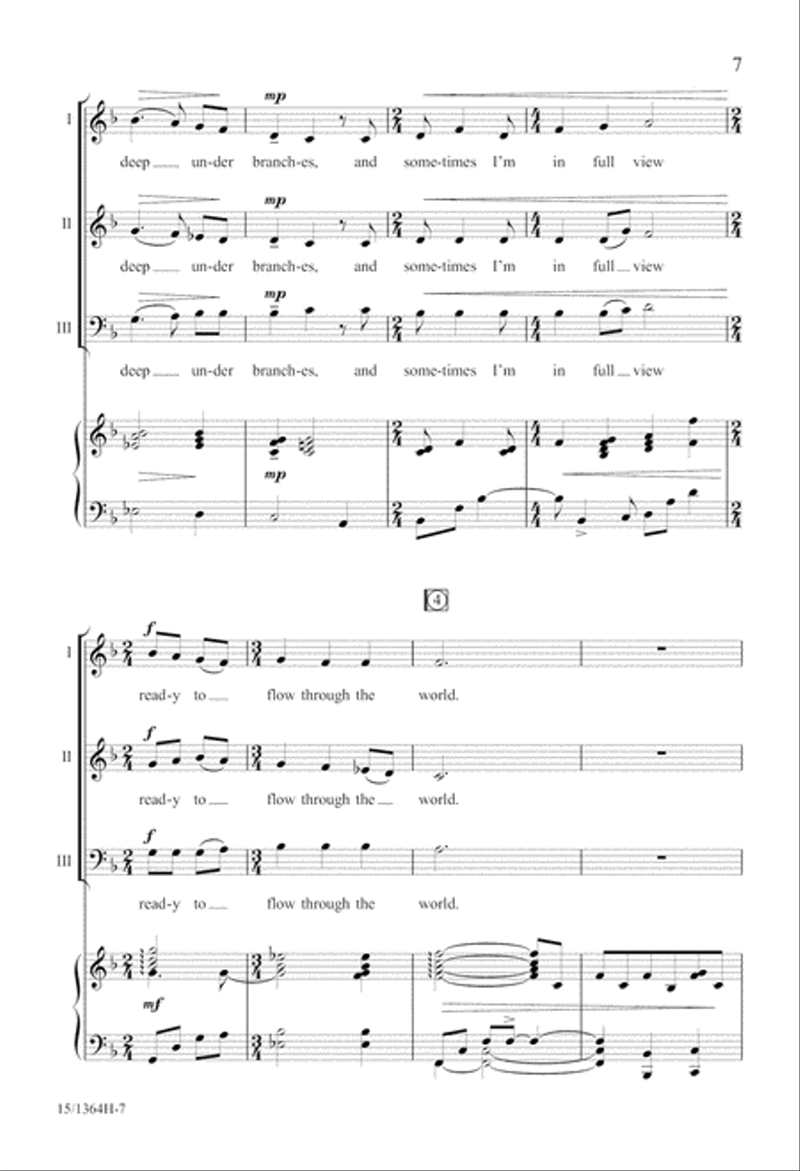 I Am the River 3-Part scores gallery preview page 8