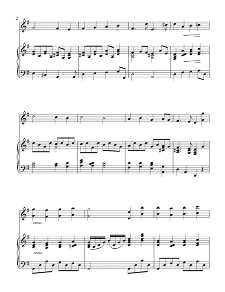 "O Come, All Ye Faithful"-Piano Background for Guitar and Piano image number null