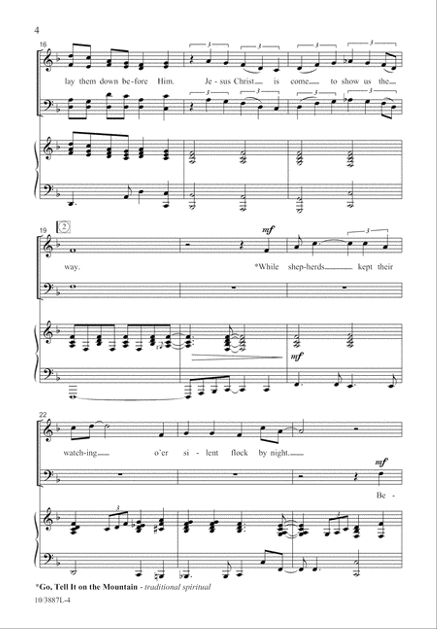 Glory, Glory! Glory, Glory! 4-Part scores gallery preview page 4