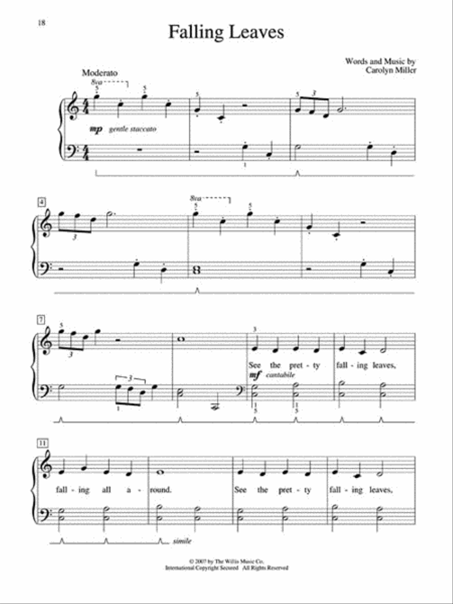 Seasons Seasons Piano Solo scores gallery preview page 6