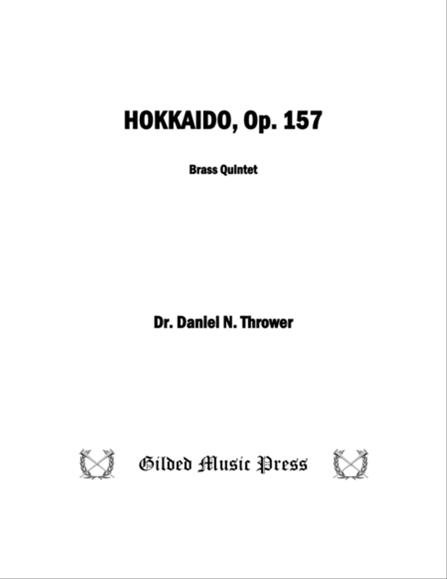 Hokkaido, Op. 157 Brass Quintet scores gallery preview page 3