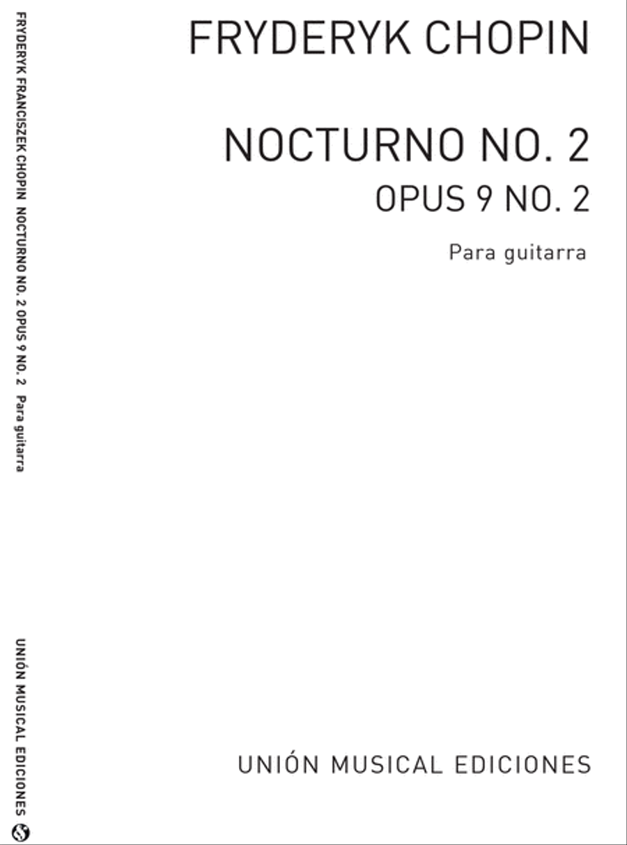 Nocturno No.2 Op.9 No.2 (Llobet) Acoustic Guitar scores gallery preview page 1