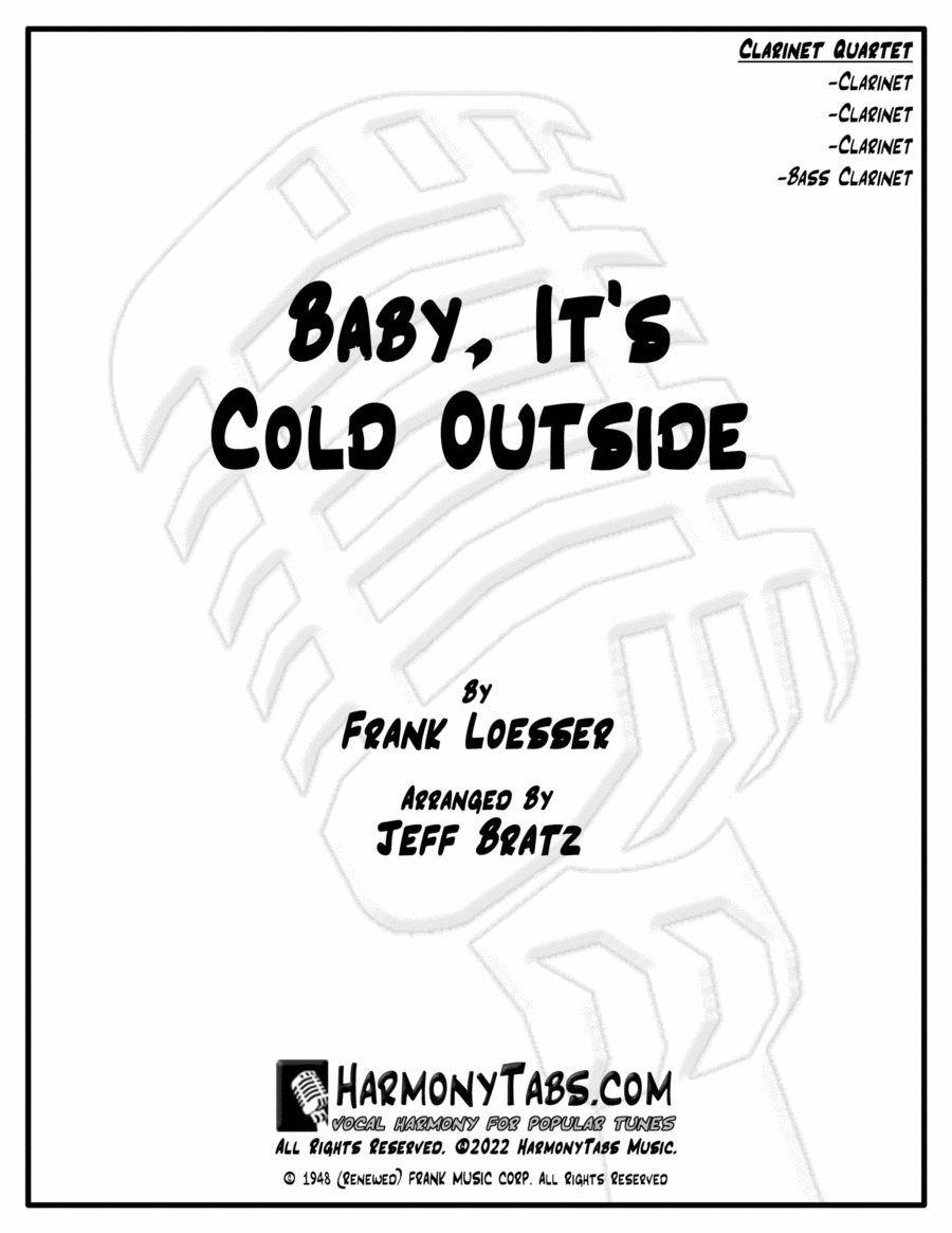 Baby, It's Cold Outside Woodwind Quartet scores gallery preview page 1