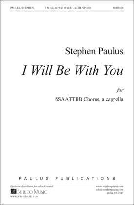 Book cover for I Will Be With You