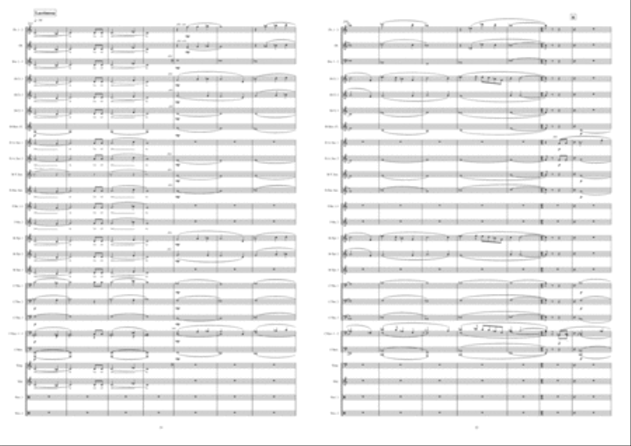 Musical Daens Suite Concert Band scores gallery preview page 17