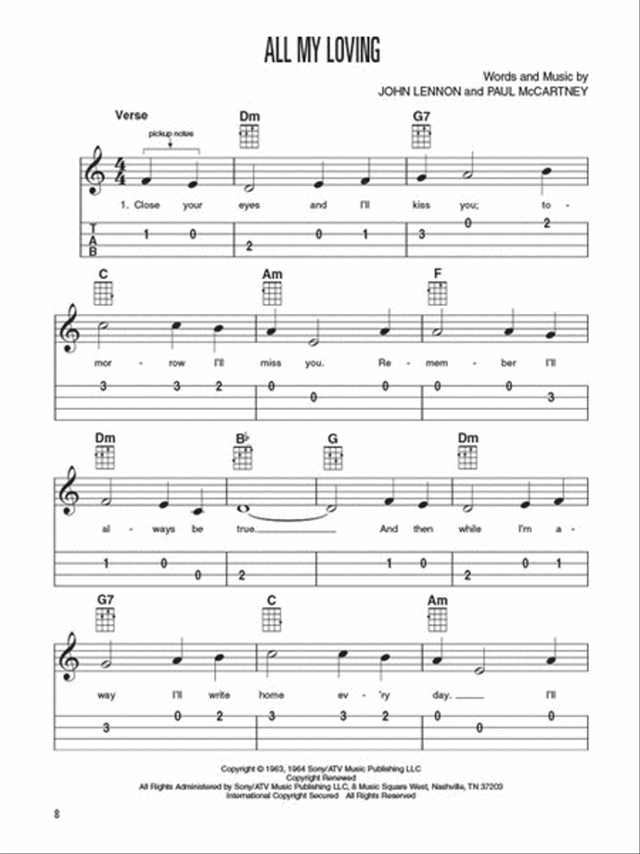 Easy Songs for Ukulele Ukulele scores gallery preview page 5