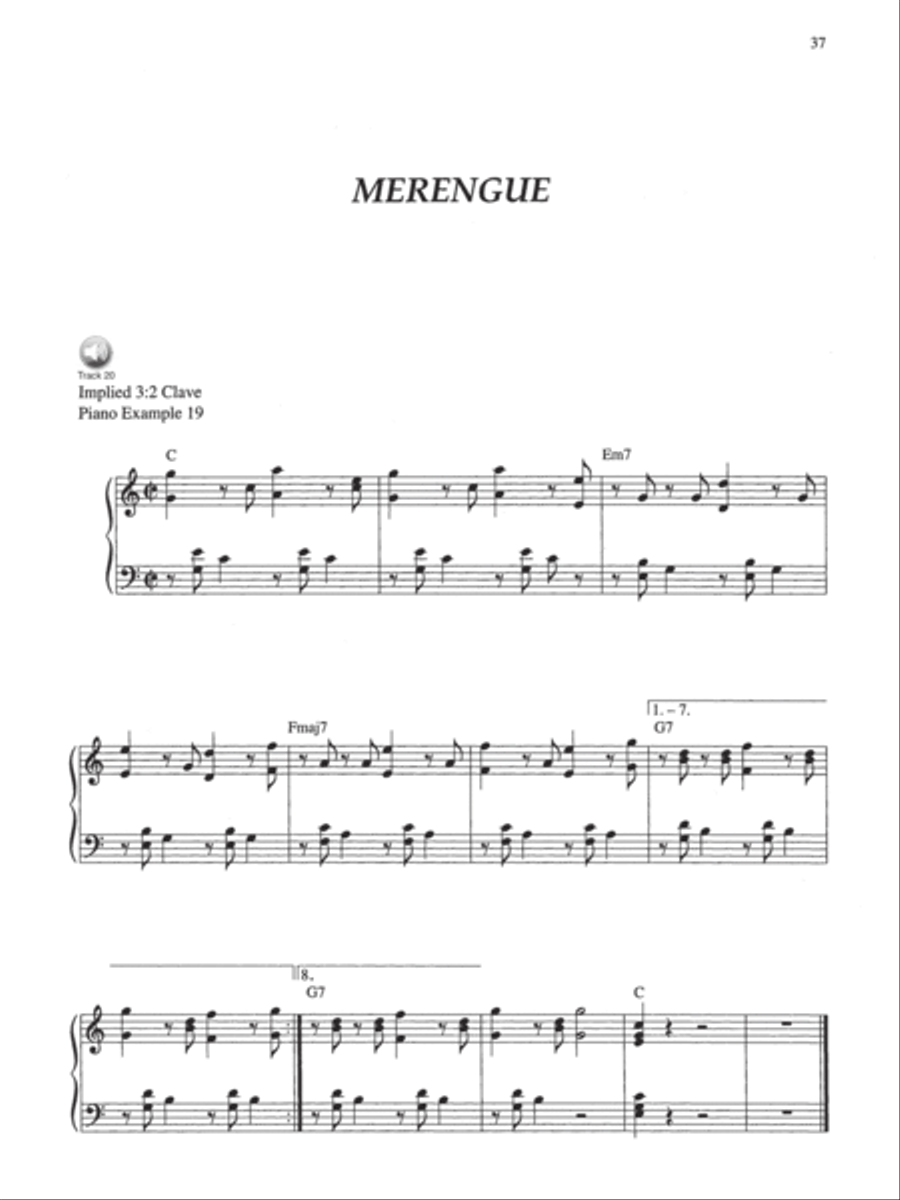 Afro-Cuban Keyboard Grooves Piano Method scores gallery preview page 5