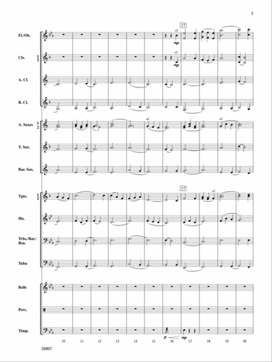 An Australian Sea Ballad An Australian Sea Ballad Concert Band scores gallery preview page 3