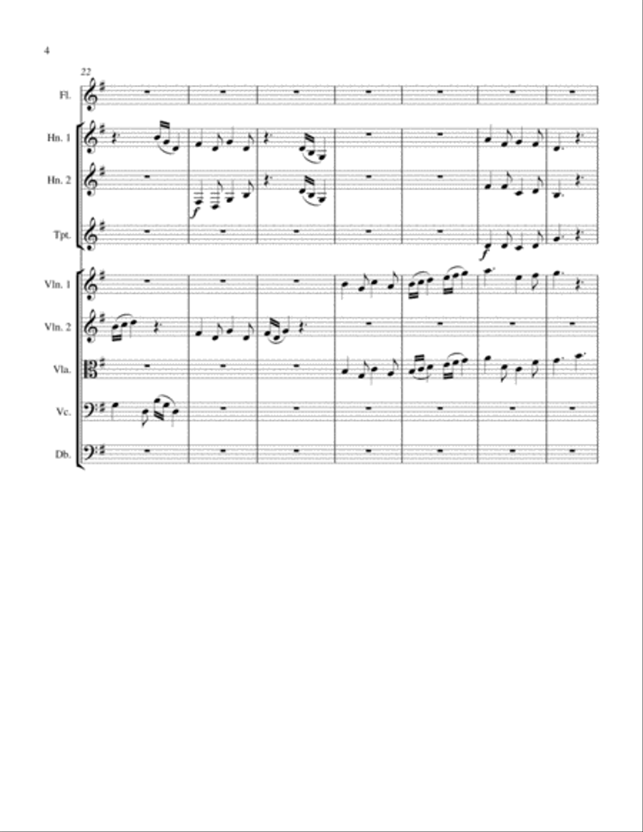 Sunrise Dance - orchestral piece (set of parts included) Full Orchestra scores gallery preview page 4