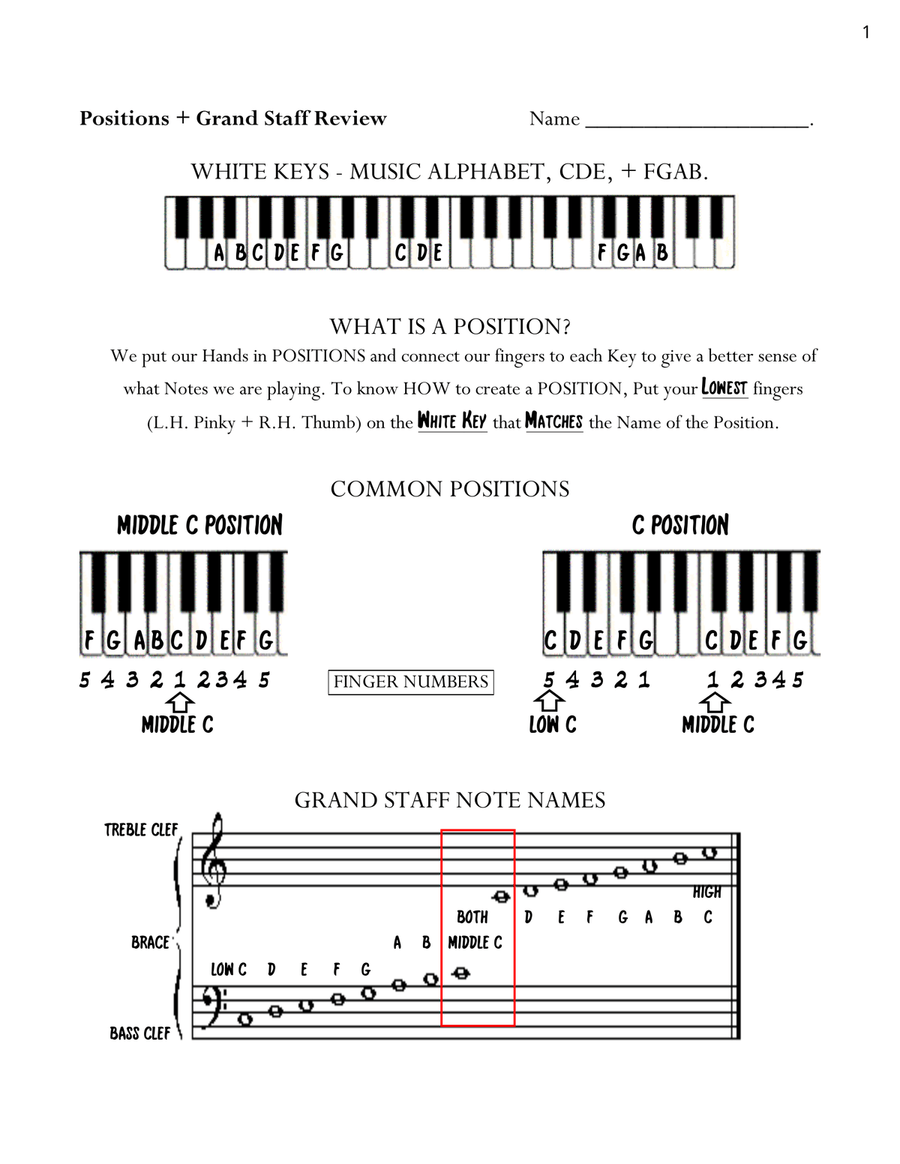 Beginner Methods, Book 1 Piano Method scores gallery preview page 4