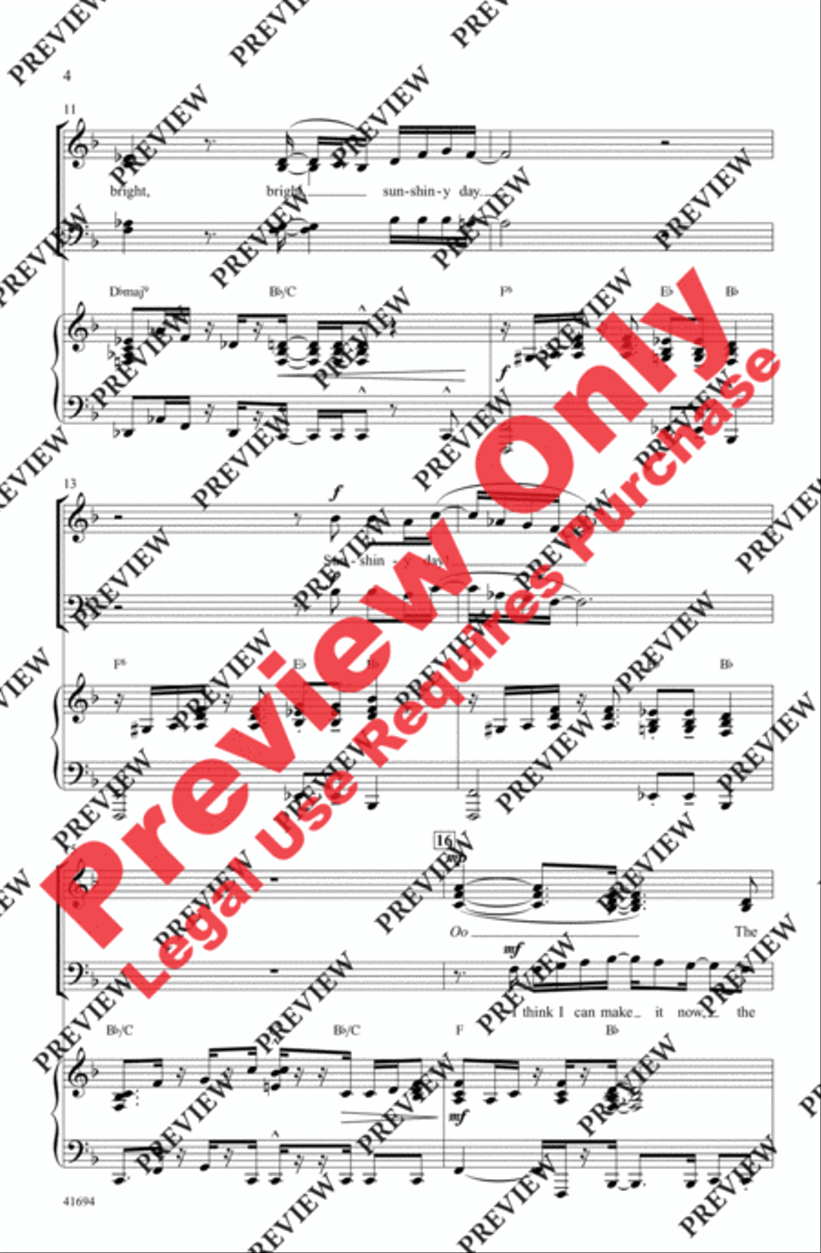 I Can See Clearly Now - SoundTrax CD (CD only) Choir scores gallery preview page 4