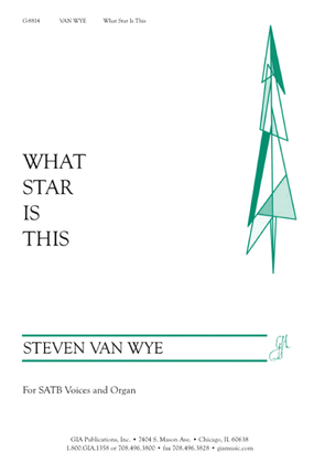 Book cover for What Star Is This