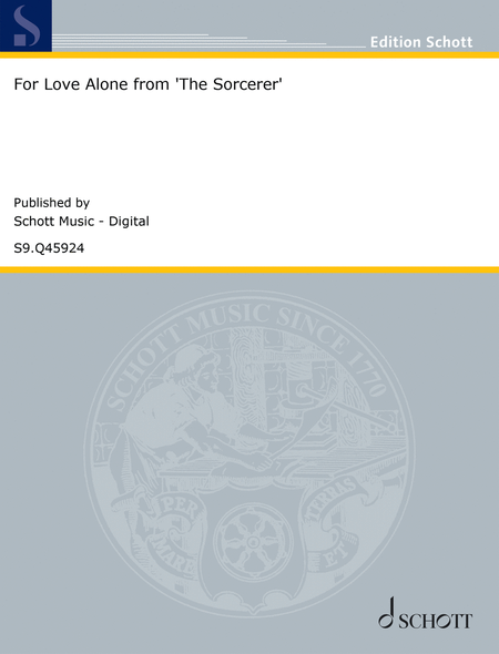 For Love Alone from 'The Sorcerer'