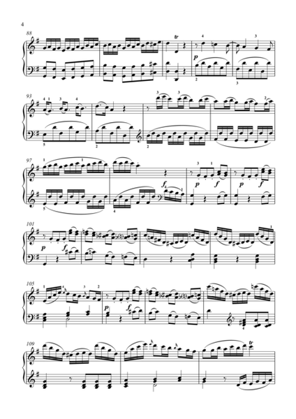 Sonata in G Major K.283（Mozart）