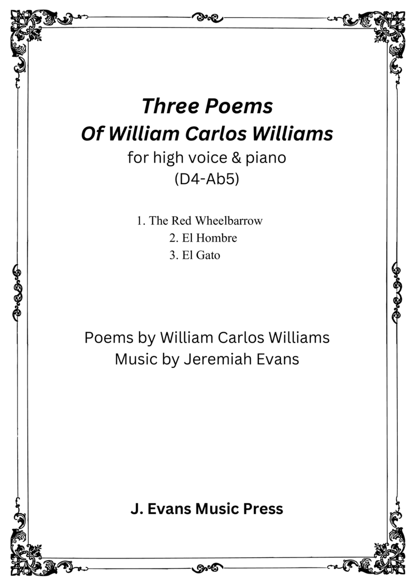 Three Poems of William Carlos Williams image number null