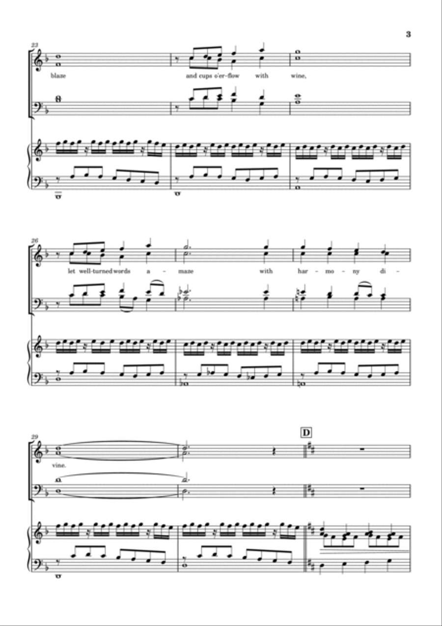 Now Winters Night Enlarge 4-Part scores gallery preview page 3