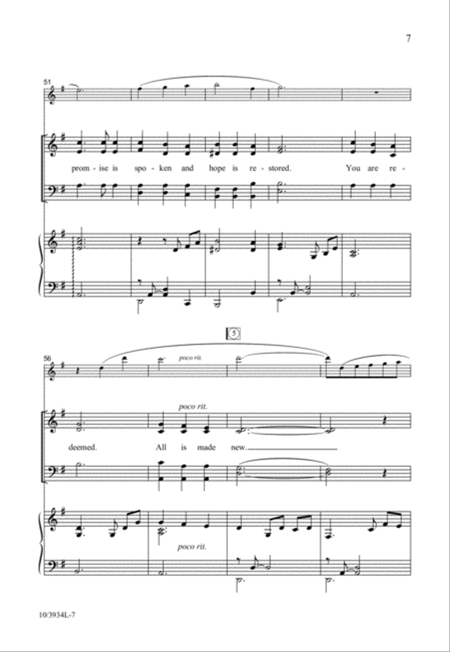 Come Find Forgiveness and Love 4-Part scores gallery preview page 7