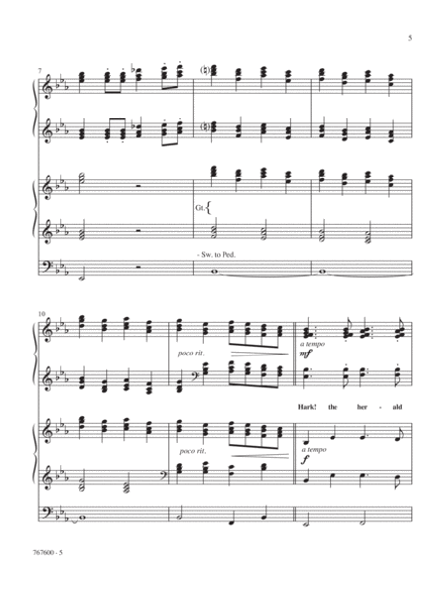 Noel! He Is Born Organ scores gallery preview page 4