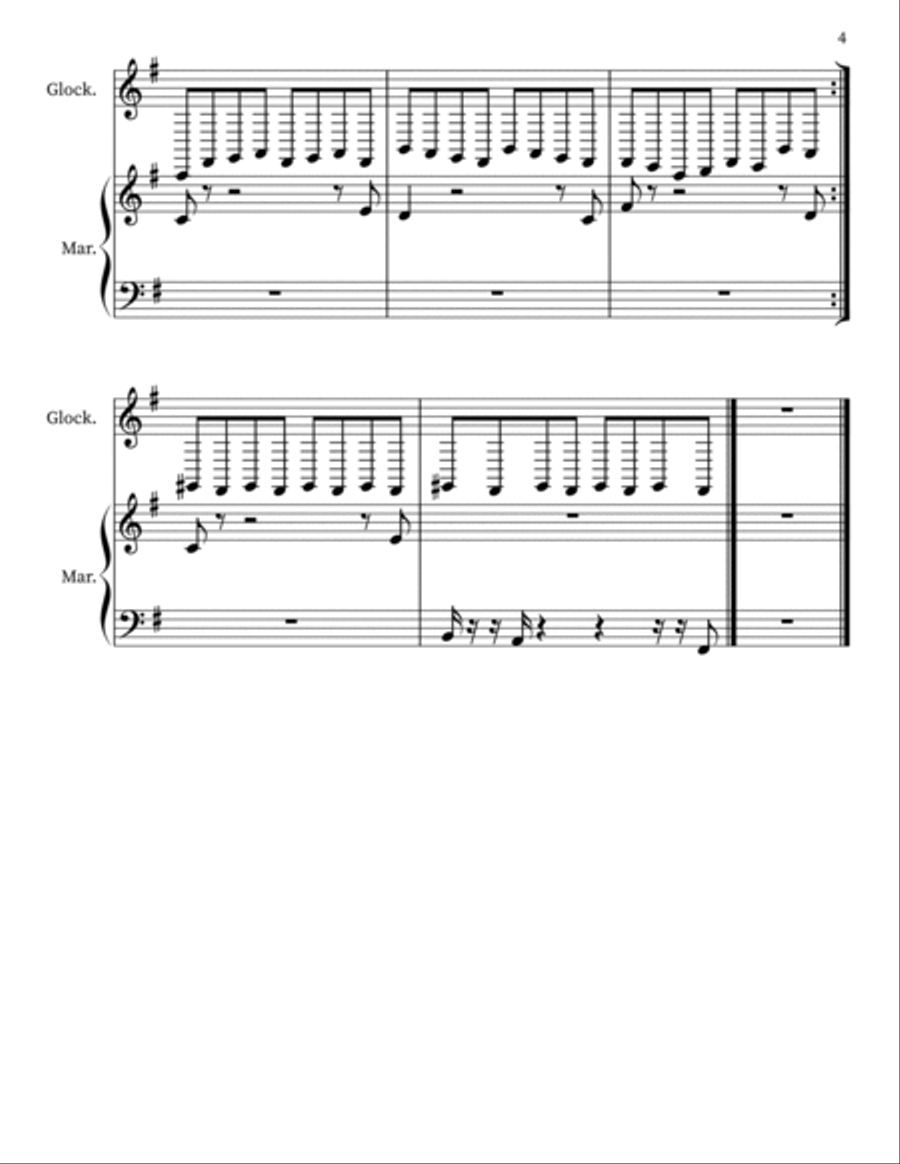 Sacred Songs for Guitar & Piano: alt. Small Ensemble scores gallery preview page 4