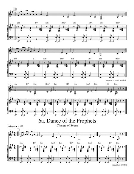 Dance of the Prophets (Instrumental) from "The Kings" - ACT 1:Song 5 image number null