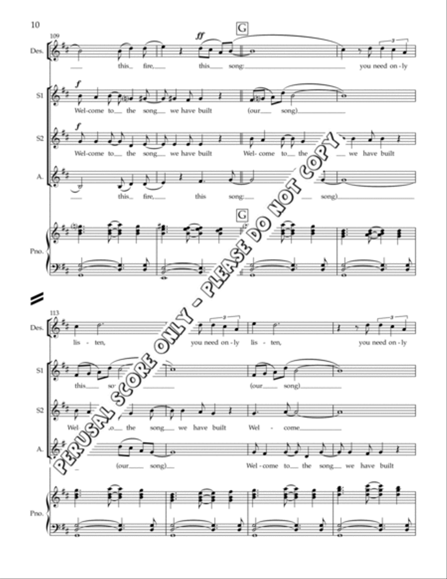 Song For The Searching SSA scores gallery preview page 10