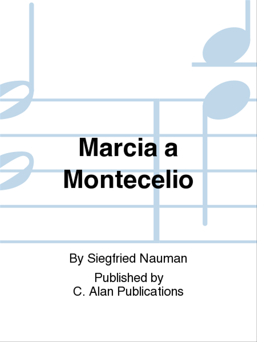 Marcia a Montecelio Concert Band scores gallery preview page 1