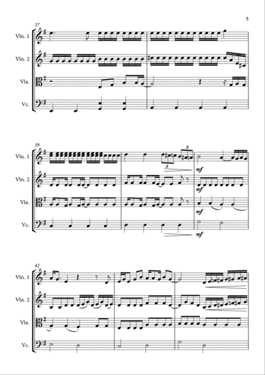 Whatever String Quartet scores gallery preview page 5