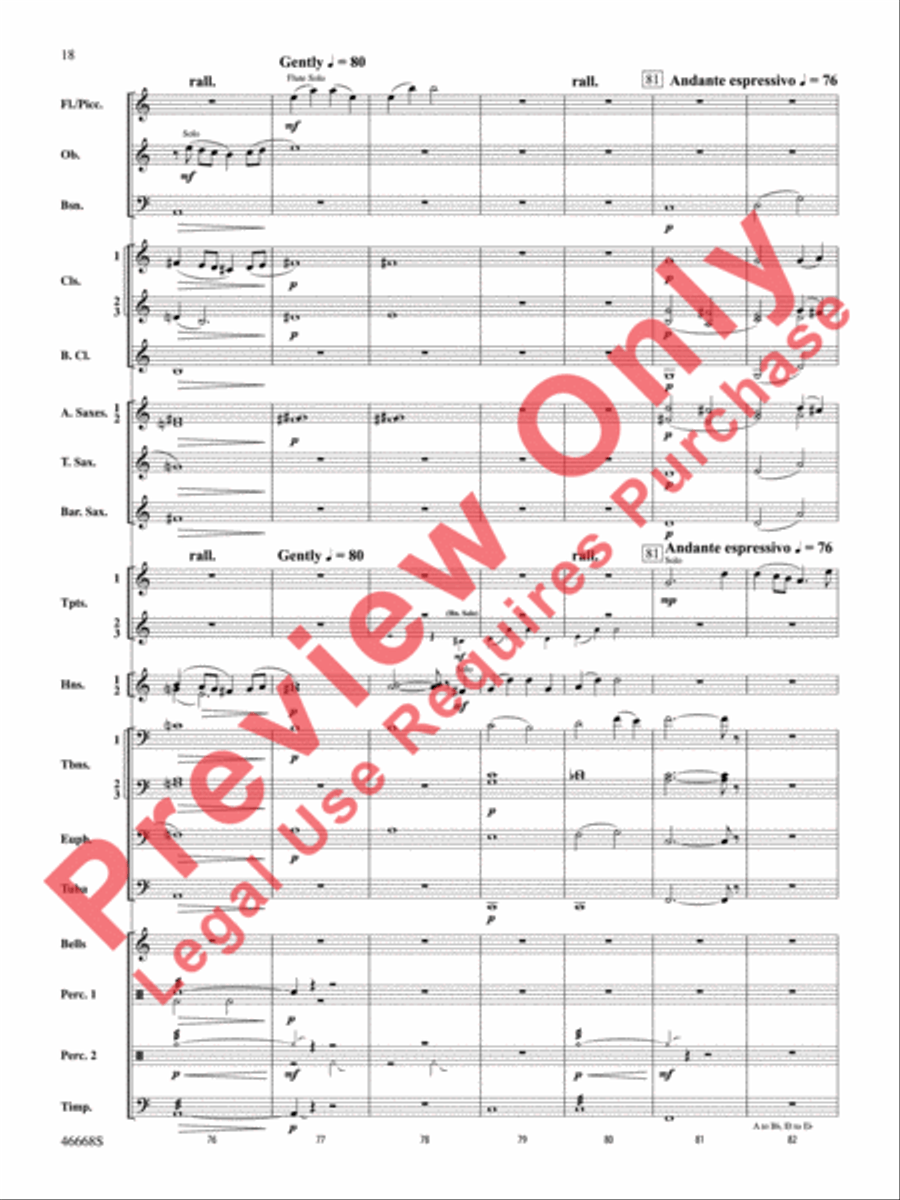 Skydance Concert Band scores gallery preview page 19