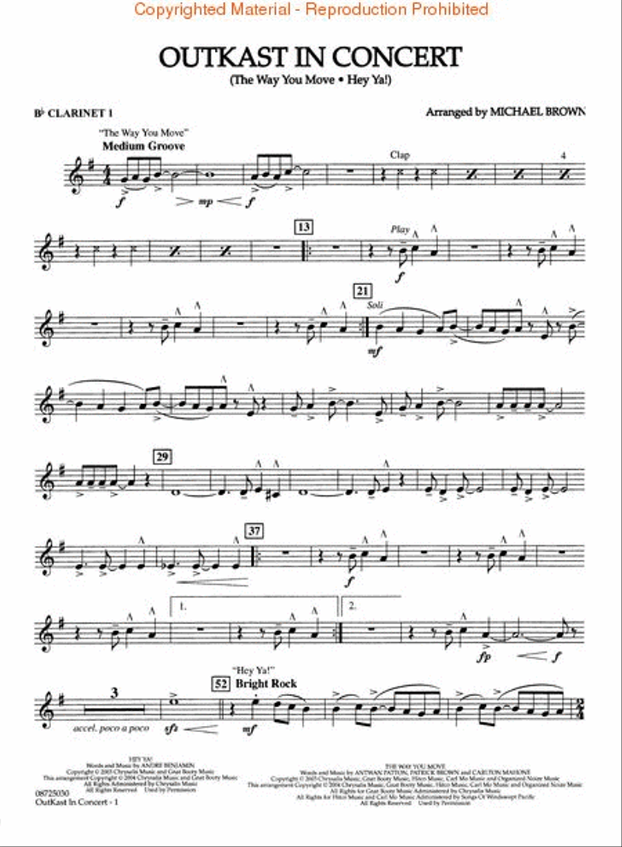 OutKast in Concert Concert Band scores gallery preview page 5