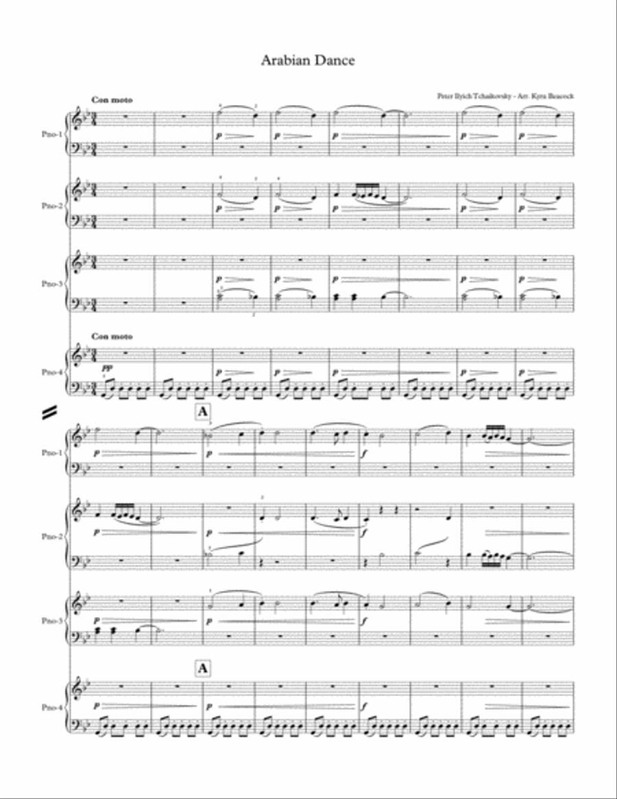 Arabian Dance Arabian Dance Small Ensemble scores gallery preview page 2
