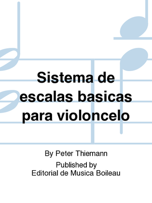 Book cover for Sistema de escalas basicas para violoncelo