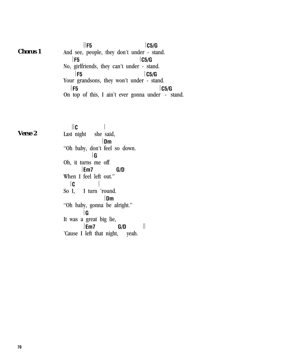 Last Nite Acoustic Guitar scores gallery preview page 2