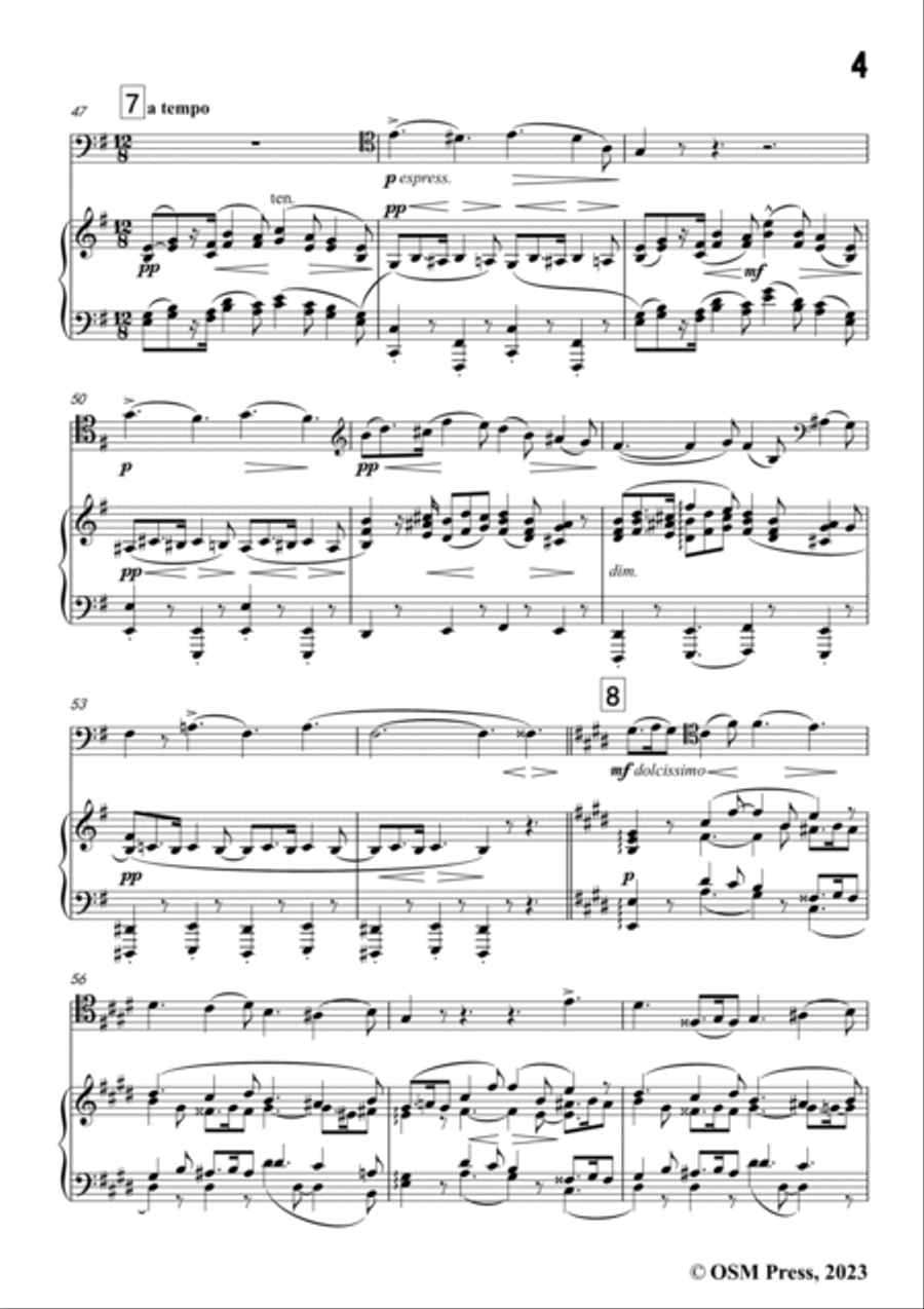 Elgar-Cello Concerto,in e minor,Op.85 Piano scores gallery preview page 5