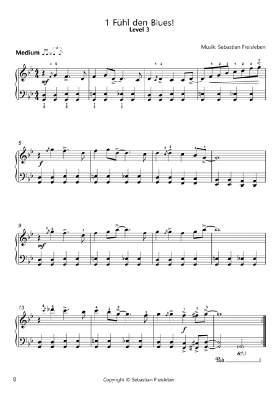 Level Up! 8 Klavierstücke von leicht bis schwer Easy Piano scores gallery preview page 6
