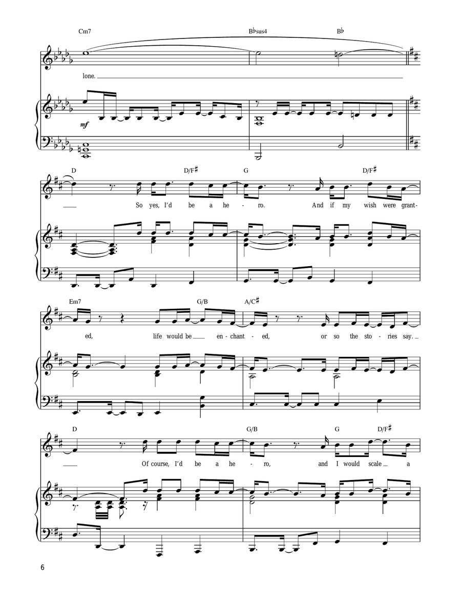 Who I'd Be (from Shrek The Musical) Guitar scores gallery preview page 6