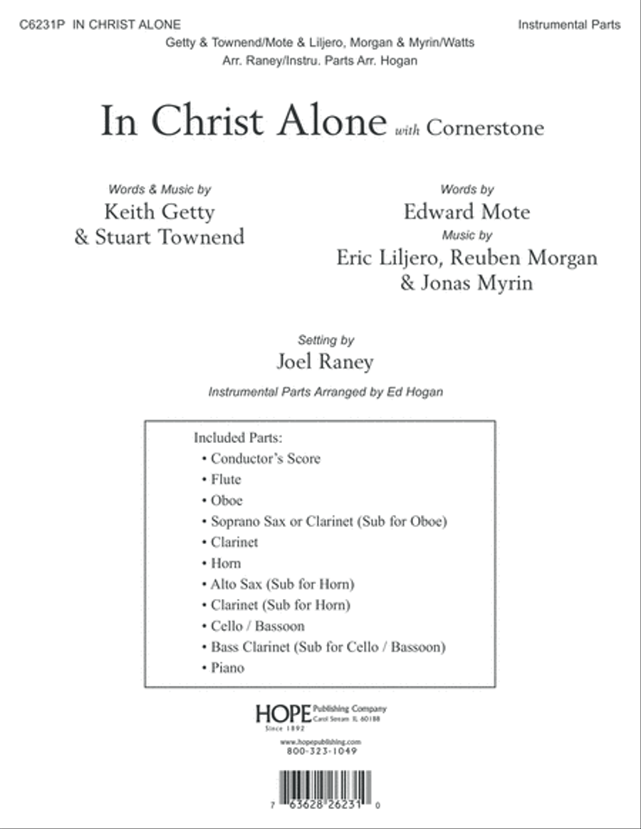 In Christ Alone with Cornerstone Choir scores gallery preview page 1