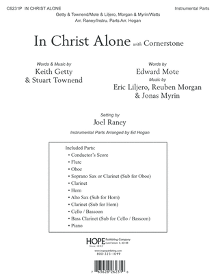 Book cover for In Christ Alone with Cornerstone