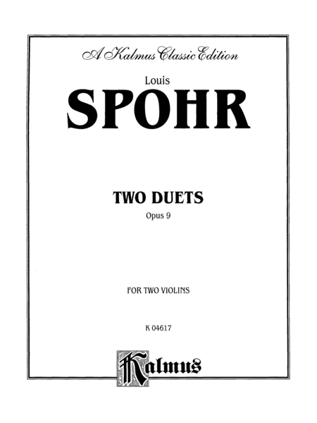 Two Duets, Op. 9