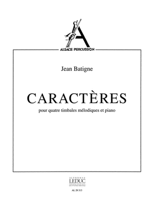 Book cover for Caracteres (percussion(s) & Piano)