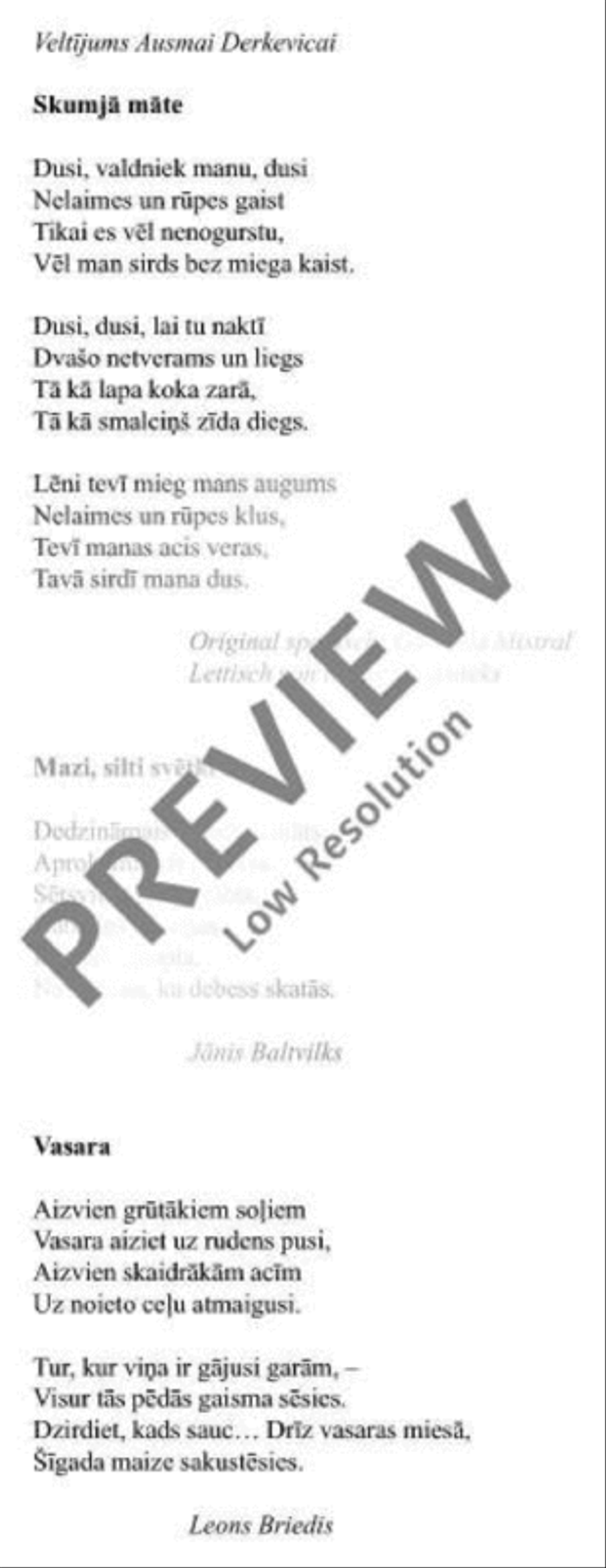 Skumjas Skumjas Women's Choir scores gallery preview page 5