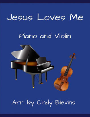 Book cover for Jesus Loves Me, for Piano and Violin