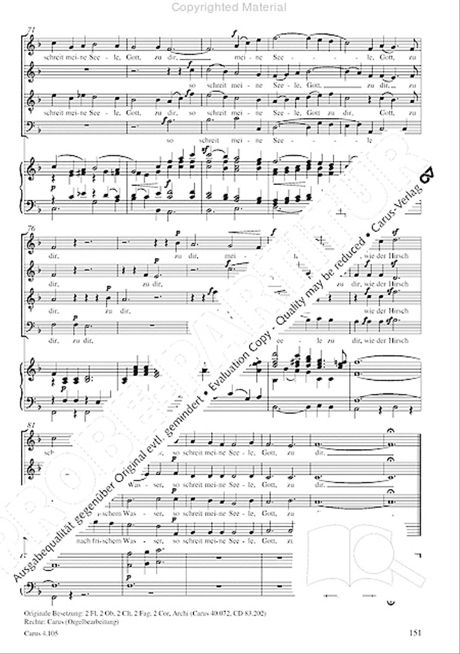 Choral collection Mendelssohn - editionchor Choir scores gallery preview page 152