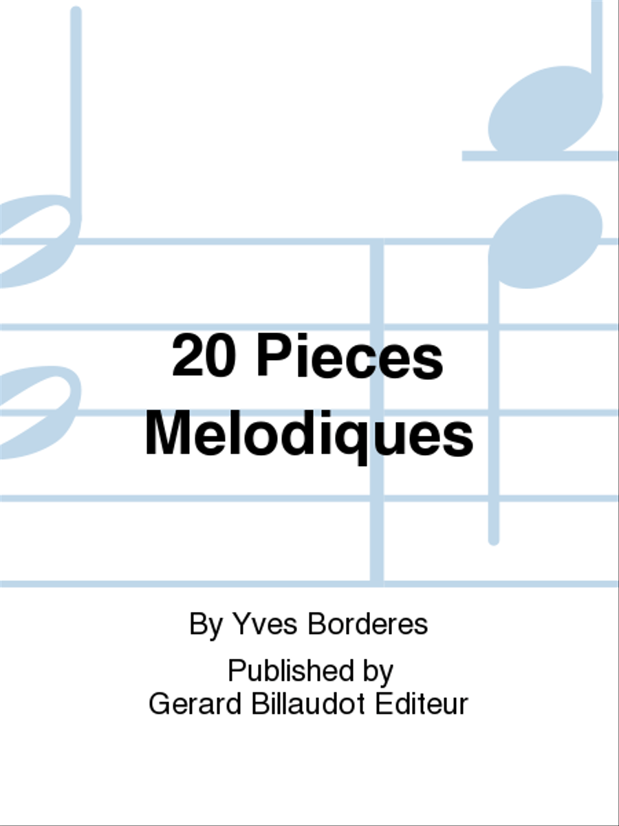 20 Pieces Melodiques Chamber Music scores gallery preview page 1