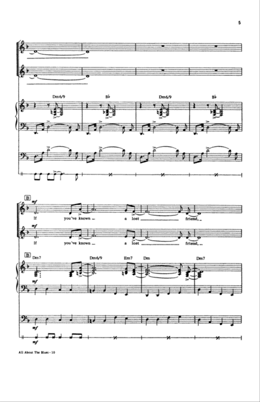 All About the Blues All About the Blues Choir scores gallery preview page 3